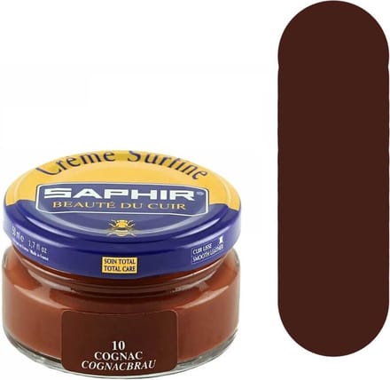 Saphir Creme Surfine (schoenpoets) Cognac