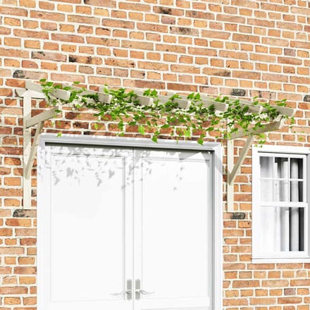 vidaXL - Deurluifel - 200x100x100 - cm - massief - grenenhout
