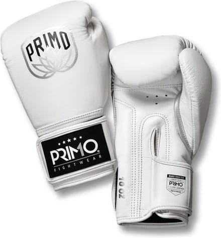 Primo Emblem 2.0 White Seraph Bokshandschoenen - Echt Leer - Wit 14 oz
