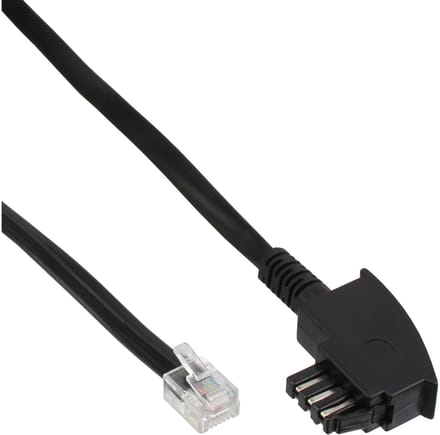 InLine® TAE-N-aansluitkabel, TAE-N naar RJ11 (6P4C), 3m