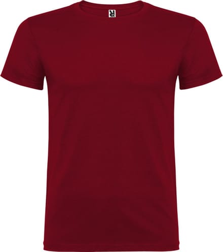 Donker Rood 5 pack t-shirts Roly Beagle maat L