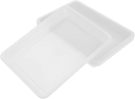 Puzzel Organizer - Opbergbakken Set - Blokken Sorteren - Stapelbaar Ontwerp - 6 Stuks - Wit