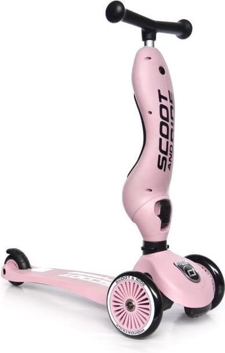 Scoot and Ride - Highway Kick 1 - Loopfiets - kinderstep - Rose - roze