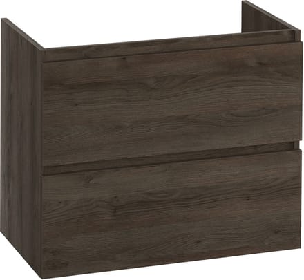 Saqu Terra wastafelonderkast excl. greep 80x45x65cm sepia eiken