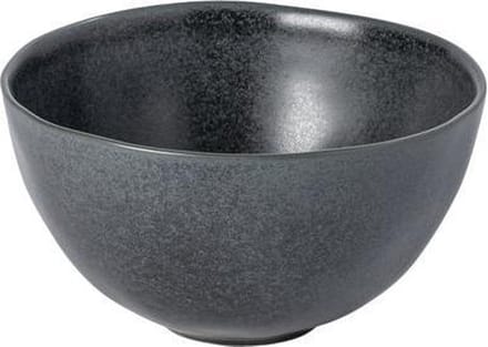 Costa Nova - livia zwart - kom - aardewerk - 15 cm rond