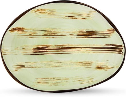Wilmax Serveerbord Steenvorm Pistache Porselein WL-668142/A