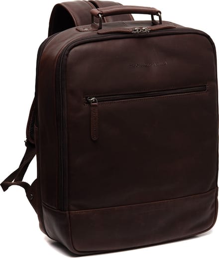 Chesterfield Jamiaica Waxed Pull Up Rugzak - Bruin