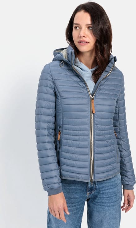 camel active Lichtgewicht gewatteerde jas gemaakt van gerecycled polyamide - Maat - Blauwomenswear-38