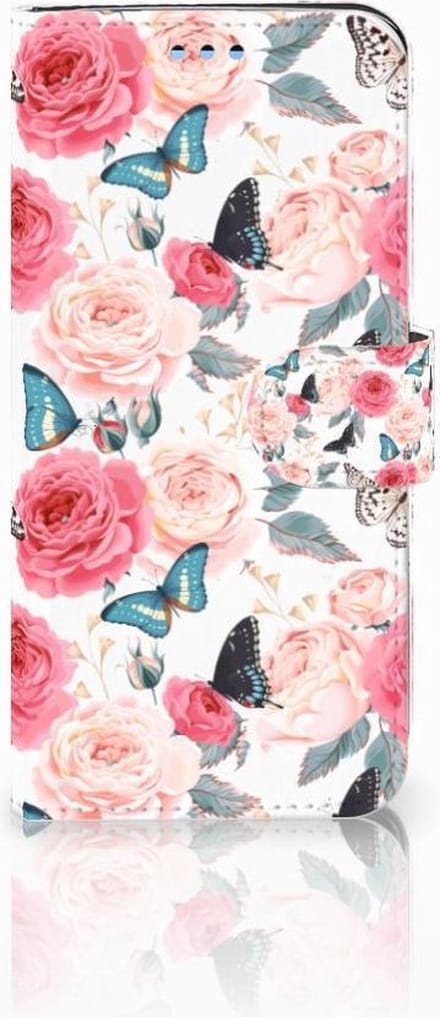 Samsung Galaxy S9 Hoesje Butterfly Roses