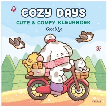 Cozy Days Cute & Comfy kleurboek Coco Wyo Kleurboeken