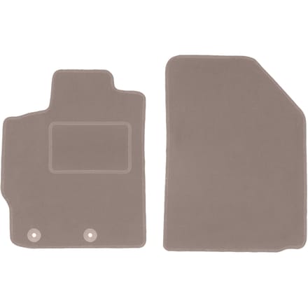 Beige voormatten voor: Toyota Yaris II hatchback (2005-2011)