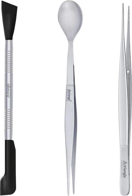 Triangle Garneerset Final Touch – 17 cm – RVS – 3-delig – Luxe Keuken