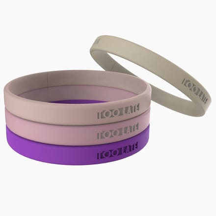 TOO LATE Armbandjes Roze Polsmaat L