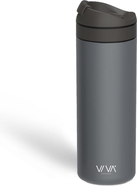 Viva - Recharge Drinkbeker 460 ml - Roestvast Staal - Grijs