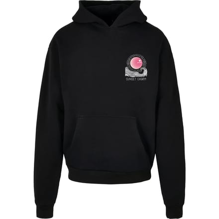 Oversized sweatshirt met capuchon Merchcode Sunset Charm