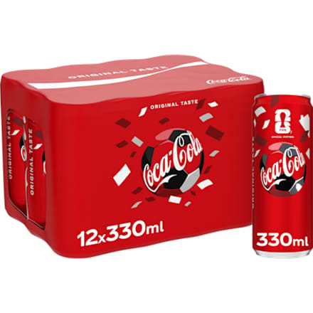 Coca-Cola Original Taste Cola - 12 x 330 ml