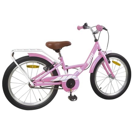 vidaXL - Kinderfiets - 18 - Inch - voor - 5-7 - jaar - oud - Licht - Roze