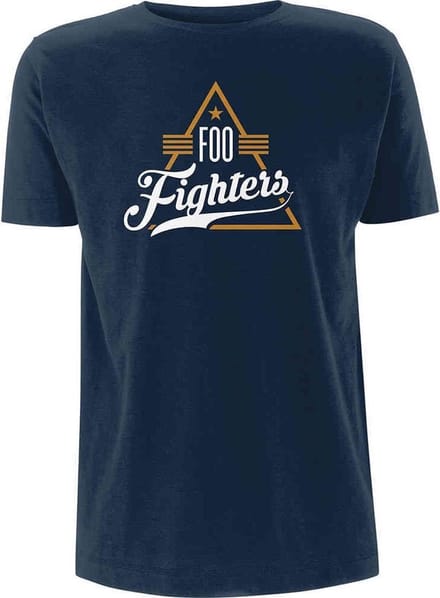 Foo Fighters - Triangle Heren T-shirt - M - Blauw