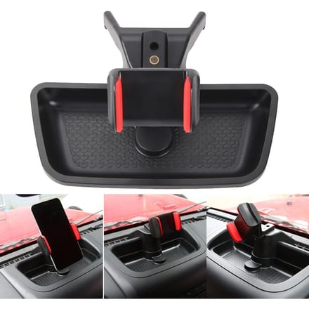 Mobiele telefoonhouder Autohouder Draaibare telefoonhouder voor Jeep Wrangler JK black