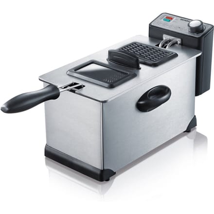 Severin FR 2431 - Frituurpan - 3L - 2000W - Verwisselbaar vetfilter - Geschikt voor vaatwasser