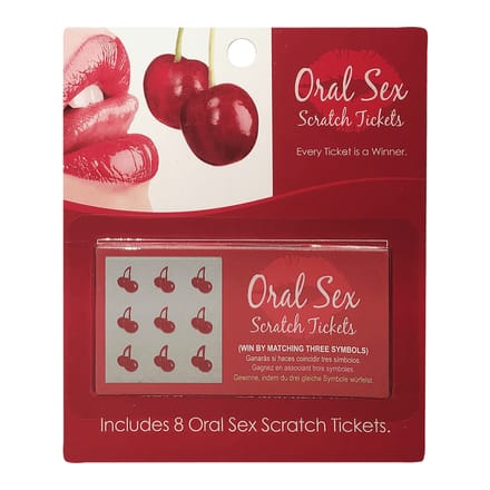 'Oral Sex Scratch Tickets'