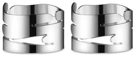 Alessi Barkring Servetringen RVS 2 Stuks
