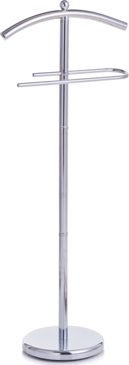Zeller Kledingkapstok - zilver - met broekhanger - 109 cm