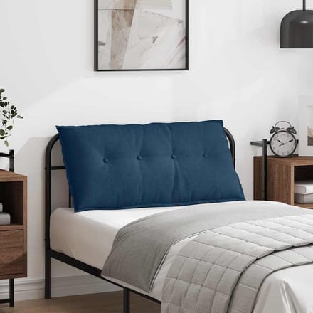 vidaXL - Rugkussen - Blauw - 100 - x - 50 - x - 19 - cm - Stof