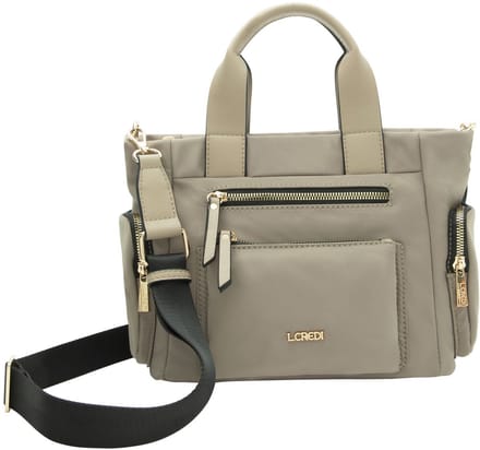 L.CREDI handtas schoudertas Odeta Handle Bag Sand Taupe