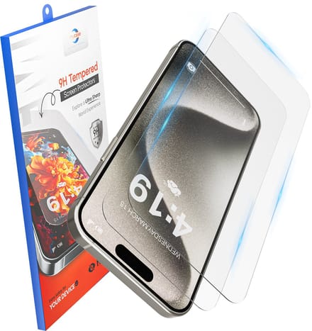 Screenprotector - Geschikt voor iPhone 15 Pro Tempered Glass - 2 stuks screen protector – beschermglas