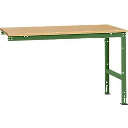 Manuflex aanbouwtafel UNIVERSAL Standaard, tafelblad multiplex, 1500 x 1000, resedagroen