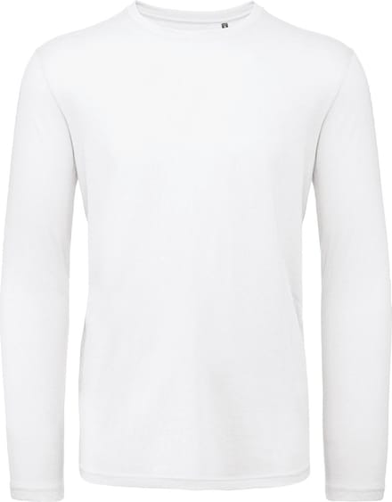 B&C Men's organic Inspire long-sleeve T-shirt CGTM070 - White - M