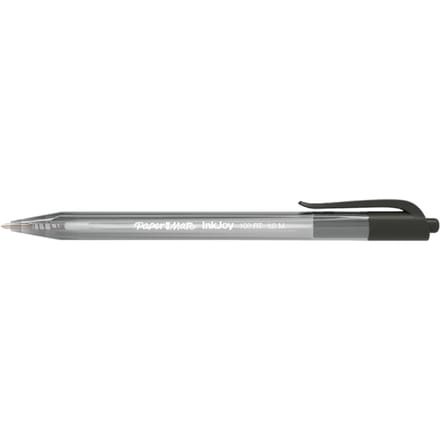 Balpen Paper Mate Inkjoy 100RT medium zwart valuepack 80+20 gratis
