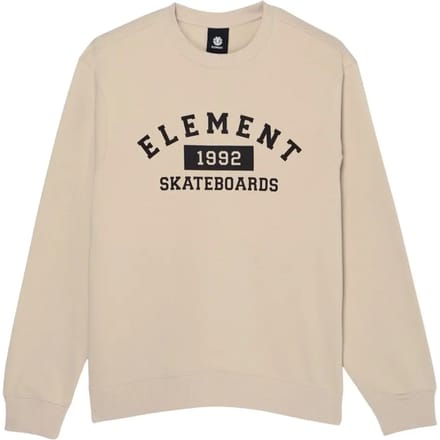 Element Home Team Sweatshirt Beige S Man