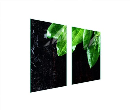 TMK ArtDeko - Kookplaat Achterwand - Bazylia - Hartglas - 65x52 cm