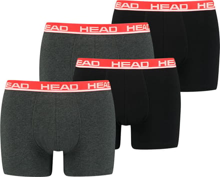 BOXERS Set van 4 hoofd-basisboxerbroeken voor heren, ondergoed, ondergoed