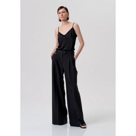 zwart vrouw paleis broek