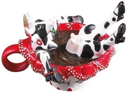 Cowparade Small Café Ole (Als u 3 klein koopt krijgt u 1 gratis)