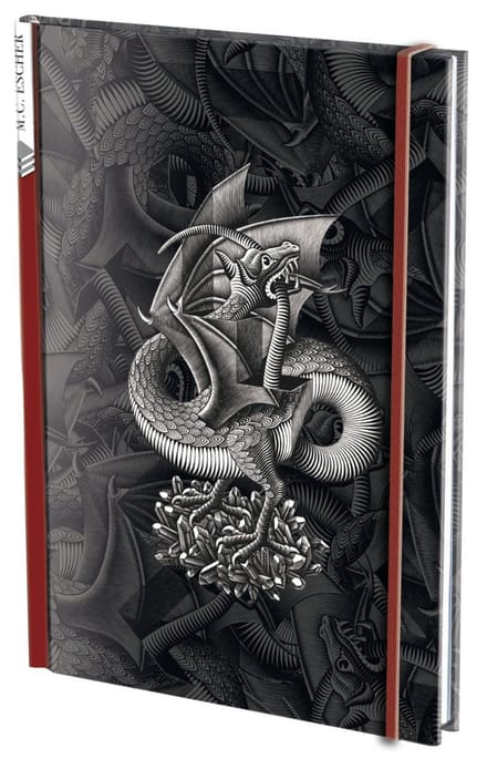 Bekking & Blitz - Notitieboek - A5 formaat - Kunst – Grafische kunst – Sterren - M.C. Escher