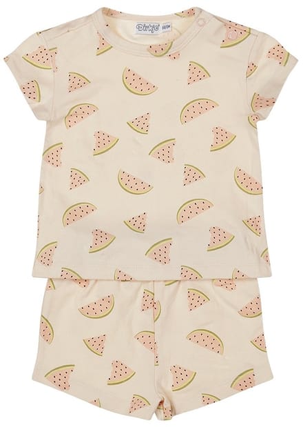 Dirkje meisjes Pyjama shortama Light pink - 05 Girls fresh
