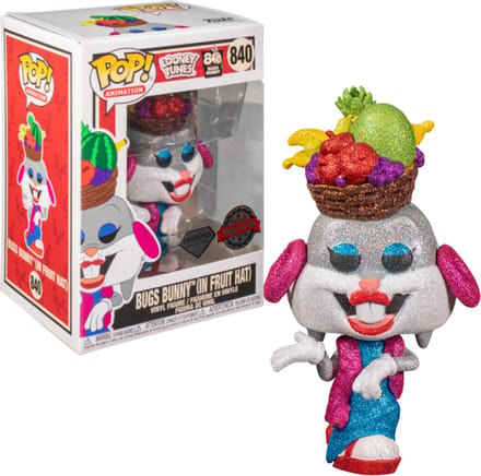 Funko POP! Animation Bugs In Fruit Hat DIAMOND 840 Bugs Bunny Looney Tunes Exclusive