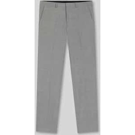 Slim fit pantalon van wolmix, model 'HESTEN'