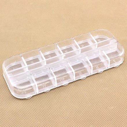 Mini Sorteerdoosje // pillendoos // 12 vakjes