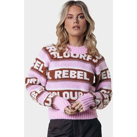 Colourful Rebel Ximenia Cr Intarsia Knitted Sweater Multicolor Taglia: S | Maglioni a maglia Outlet | Donna