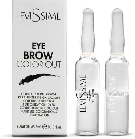 2-fasen kleurcorrectie wenkbrauwen 2 ampullen Levissime 6 ml
