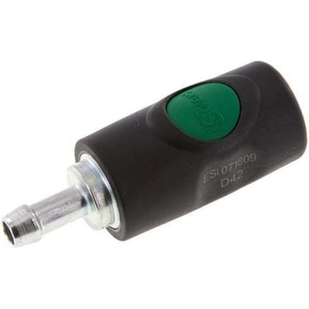 Composiet materiaal DN 7.4 Safety Luchtkoppeling Snelkoppeling met Drukknop 9 mm Slangpilaar