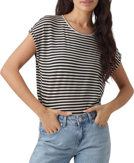 Vero Moda Ava Plain Stripe Shirt Dames - Maat S