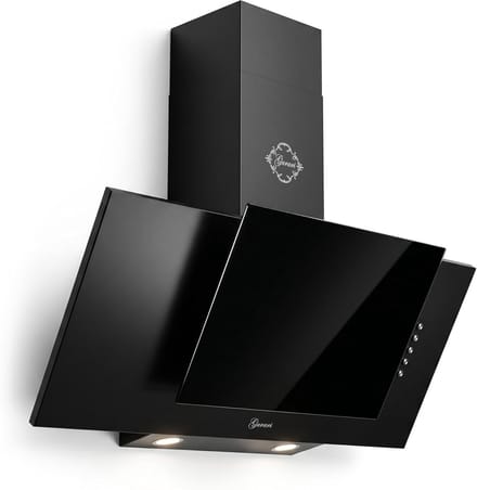 Afzuigkap - GURARI -GCH S 482 90 BL 90cm 1000 m³/h zwart glas