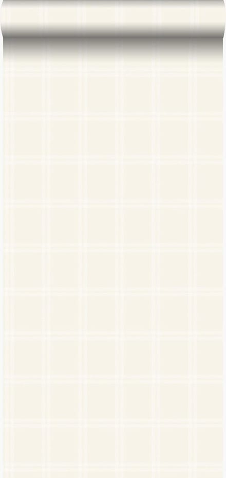 Origin Wallcoverings behang ruiten wit - 53 cm x 10.05 m - 346820