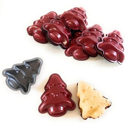Set van 20 Mini Bakvormen voor Cakes en Muffins - Antiaanbaklaag en Hittebestendig